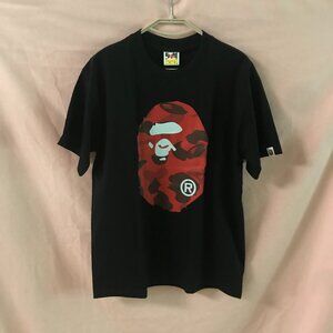 Men BAPE👕 Color Camo By Tee Black 💗 Red